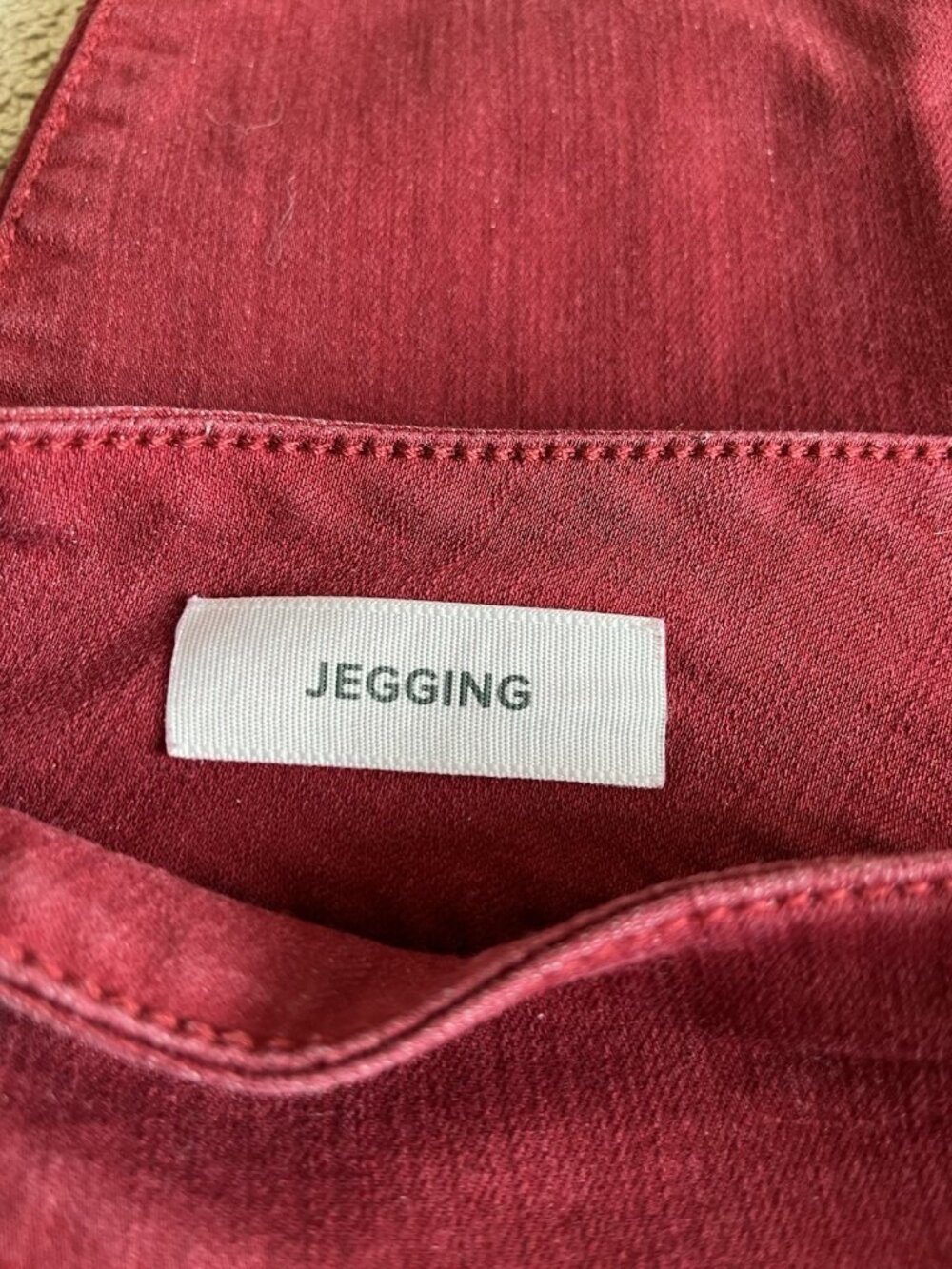 Torrid Jegging Jeans 14R Burgundy High Rise Skinny Moto Zippers - Picture 5 of 13